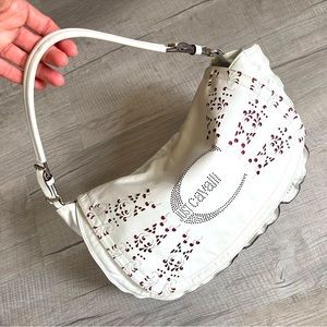 JUST CAVALLI PURSE RUFFLES CUT OUTS